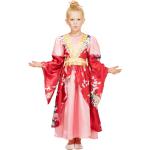 Rosa Buttinette Geisha-Kostüme aus Satin für Kinder Größe 140 
