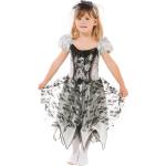 Graue Buttinette Gespenster-Kostüme aus Spitze für Kinder Größe 158 