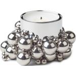 Silberne Minimalistische Gejst Teelichthalter aus Chrom 