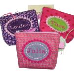 Pinke Sterne Mini Geldbörsen aus Polyester für Mädchen 