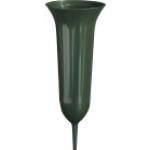 Dunkelgrüne 31 cm Geli Runde Pflanzkübel & Blumentöpfe 31 cm aus Kunststoff 