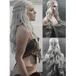 Silberne Game of Thrones Daenerys Targaryen Cosplay-Perücken & Manga-Perücken 