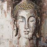 Bunte Asiatische Leinwandbilder mit Buddha-Motiv 