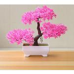 Pinken 25 cm Künstliche Bonsai mit Ornament-Motiv 