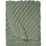 Reduzierte Grüne Wolldecken & Plaids aus Wolle 130x170 