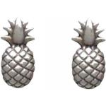 Silberne Gemshine Ananas-Ohrringe mit Ländermotiv aus Silber 