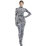 Gemusterte Zentai-Anzüge Cosplay Kostüm Erwachsene Cosplay Kostüme Halloween Karneval Maskerade Zebra Lightinthebox