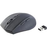 GeneralKeys Maus: Geräuschlose Funkmaus FM-1600.gl, mit DPI-Umschalter (Funkmouse, Silent Mouse, wiederaufladbare)