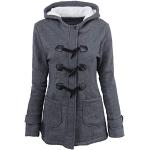 Dunkelgraue Kurzärmelige V-Ausschnitt Kaschmir-Pullover aus Wolle für Damen Größe M Große Größen für den für den Sommer 