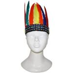 Generique - Indianer Kopfbedeckung mit Federn für
