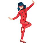 Rote Miraculous – Geschichten von Ladybug und Cat Noir Marienkäfer-Kostüme aus Polyester für Kinder Größe 128 