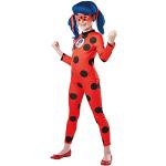 Rote Miraculous – Geschichten von Ladybug und Cat Noir Marienkäfer-Kostüme aus Jersey für Kinder Größe 128 