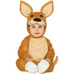 Generique - Süßes Känguru-Babykostüm für Karneval Tier-Verkleidung braun-beige 80/86 (6-12 Monate)