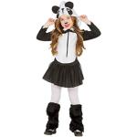 Schwarze Fiestas Guirca Panda-Kostüme aus Polyester für Kinder 