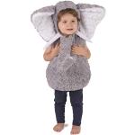 Silberne Elefantenkostüme aus Polyester für Kinder 