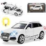 Weiße Audi Q7 Modellautos & Spielzeugautos aus Metall 