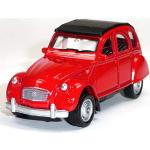 Rote Citroën 2CV Modellautos & Spielzeugautos 