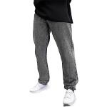 Graue Y2K Wasserdichte Ripped Jeans & Zerrissene Jeans aus Cord für Herren Größe XL für den für den Winter 