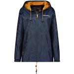 Geographical Norway Boat Lady - Winddichte Outdoor-Jacke für Frauen - Wasserdichte Jacke mit langen Ärmeln für Frauen - Regenfester Tactical Coat (Marineblau L Größe 3)