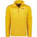 Reduzierte Gelbe Unifarbene Geographical Norway Stehkragen Herrenfleecepullover & Herrenfleeceshirts aus Fleece Größe 3 XL 