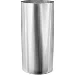Silberne Moderne Große Vasen glänzend aus Edelstahl 