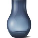 Blaue Skandinavische Georg Jensen Cafu Vasen & Blumenvasen aus Glas 