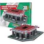 Georgie Porgy 3D Fußballstadion Puzzle DIY Spielzeug Bauen Baukästen (Stadio San Siro Staduim 113 Stück)