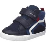 Reduzierte Marineblaue Lack-Optik Geox Kilwi Low Sneaker aus Leder für Kinder Größe 25 