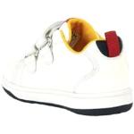Schwarze Geox Flick Low Sneaker mit Klettverschluss aus Leder für Kinder Größe 24 