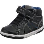 Schwarze Geox Flick Low Sneaker mit Klettverschluss aus Textil für Kinder Größe 20 