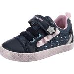 Reduzierte Pinke Geox Kilwi Low Sneaker aus Leder für Kinder Größe 24 