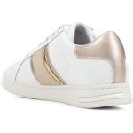 Reduzierte Goldene Geox Jaysen Low Sneaker aus Leder für Damen Größe 42 