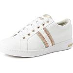 Geox Damen D Jaysen Sneakers, White Rose Gold, 35 EU