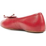 Rote Geox Low Sneaker aus Leder für Damen Größe 36 