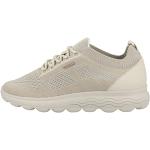 Geox Damen D SPHERICA Sneaker, Off White, 38 EU