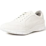 Reduzierte Weiße Geox Sukie Low Sneaker aus Glattleder für Damen Größe 39 