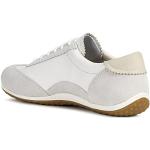 Reduzierte Weiße Geox Vega Low Sneaker aus Leder für Kinder Größe 35 
