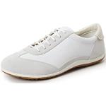 Geox Damen D Vega Sneakers, Off White White, 35 EU