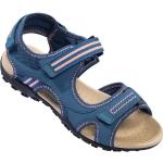 Reduzierte Blaue Geox Outdoor-Sandalen aus Gummi leicht für Damen Größe 37 für den für den Sommer 
