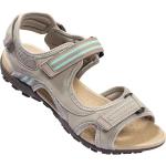 Reduzierte Graue Geox Outdoor-Sandalen mit Meer-Motiv aus Gummi leicht für Damen Größe 38 für den für den Sommer 