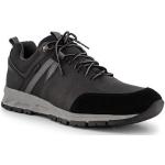 Schwarze Geox Outdoor Schuhe mit Schnürsenkel aus Textil wasserabweisend für Herren Größe 45 