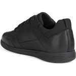 Schwarze Geox Spherica Low Sneaker aus Leder für Kinder Größe 39 