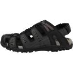 Geox Herren Uomo Strada C Sport Sandal, Black, 44 EU