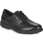 Reduzierte Schwarze Business Geox Spherica Derby Schuhe aus Leder für Herren Größe 39 