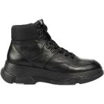 Reduzierte Schwarze Geox High Top Sneaker & Sneaker Boots aus Leder für Damen Größe 35 