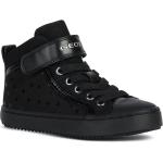 Reduzierte Schwarze Sterne Geox Kalispera High Top Sneaker & Sneaker Boots mit Schnürsenkel in Spezialweite aus Leder für Damen 