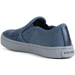 Marineblaue Geox Kilwi Low Sneaker aus Leder für Kinder Größe 25 