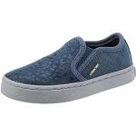 Reduzierte Marineblaue Geox Kilwi Low Sneaker aus Leder für Kinder Größe 32 