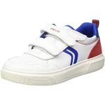 Weiße Geox Low Sneaker aus Glattleder für Kinder Größe 25 