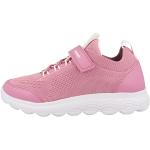 Pinke Geox Spherica Low Sneaker aus Baumwolle für Kinder Größe 37 